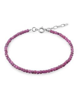 AGAIN Jewelry Bracciale con rubino minerale AJKNR014 donna