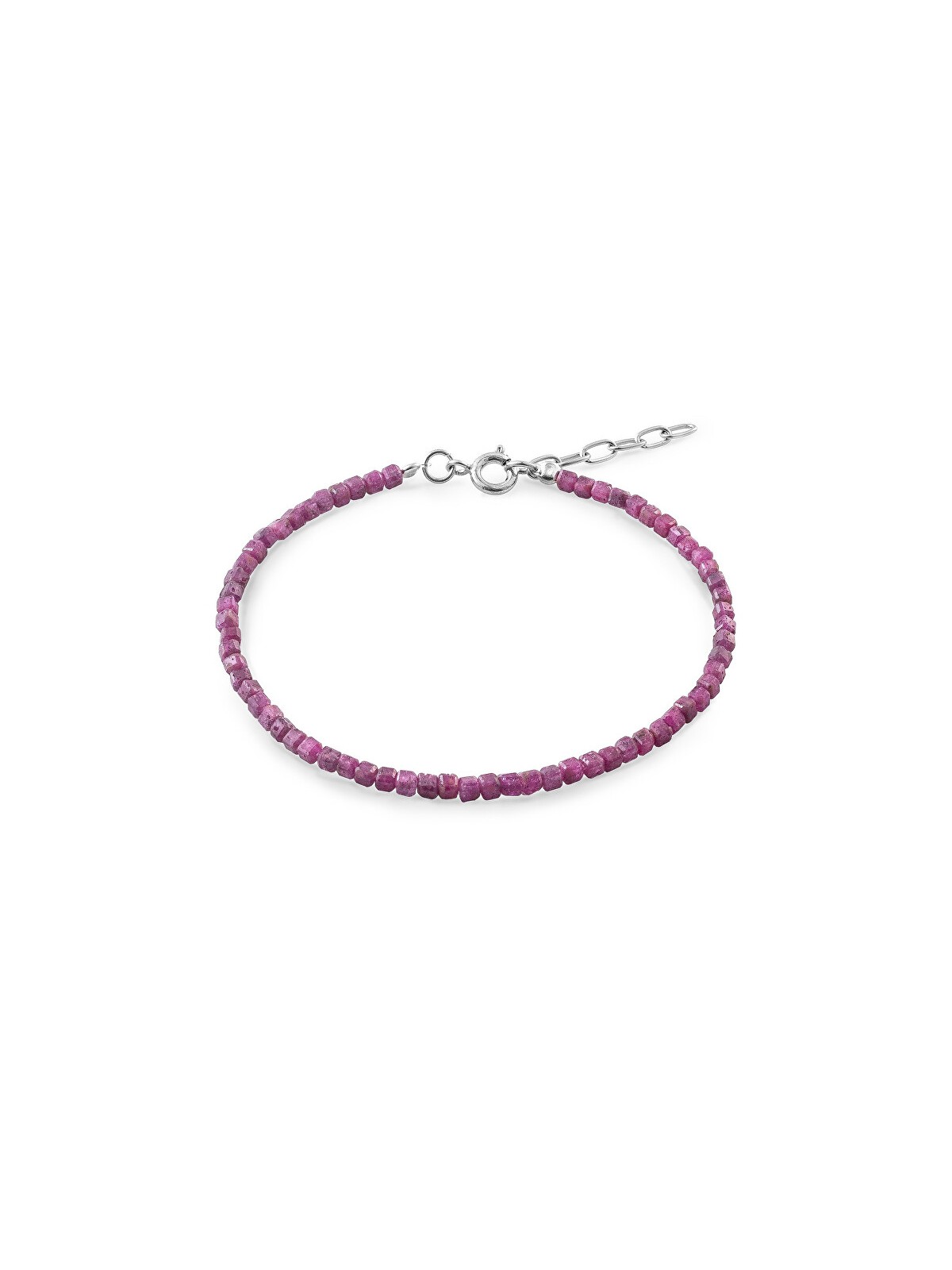 AGAIN Jewelry Bracciale con rubino minerale AJKNR014 donna