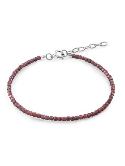 AGAIN Jewelry Bracciale in granato minerale AJKNR013 donna