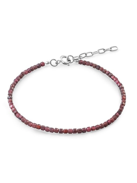 AGAIN Jewelry Bracciale in granato minerale AJKNR013 donna