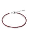 AGAIN Jewelry Bracciale in granato minerale AJKNR013 donna