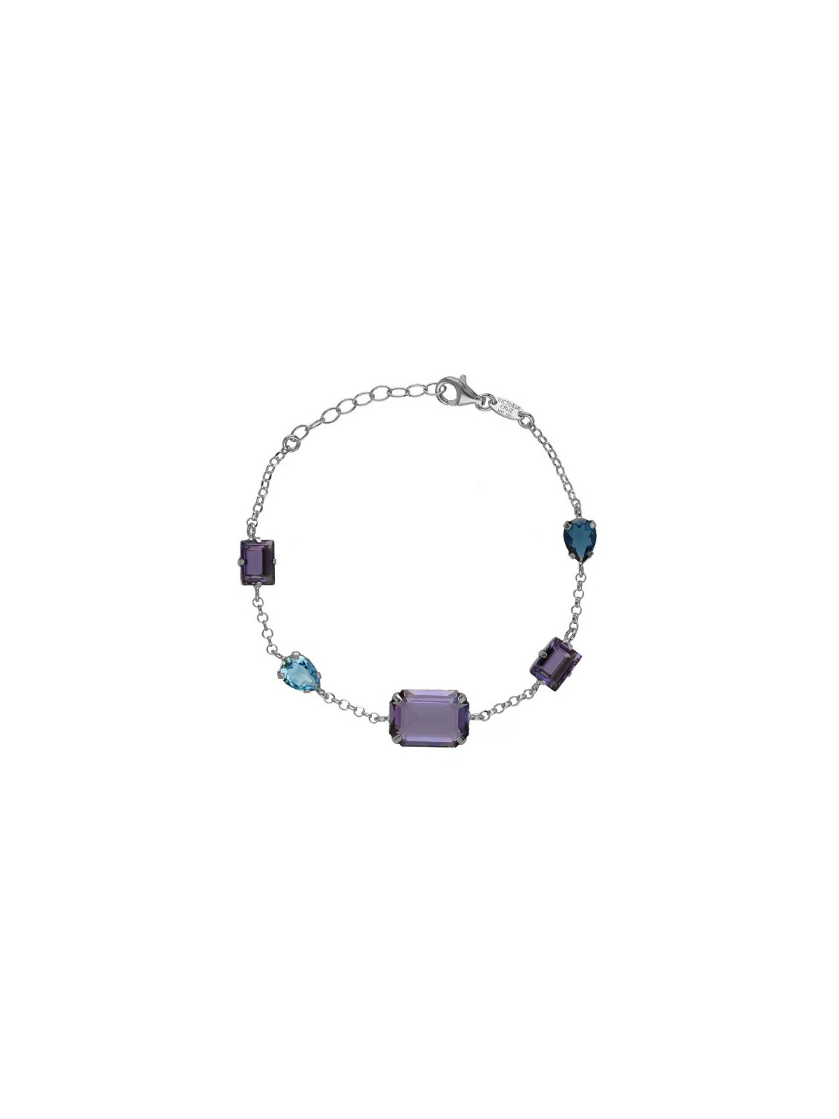 Victoria Cruz Bracciale da donna in argento con cristalli Balance A4714-12HP donna