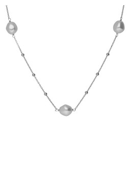 Victoria Cruz Collana in argento con perle Sera A5566-00HG donna