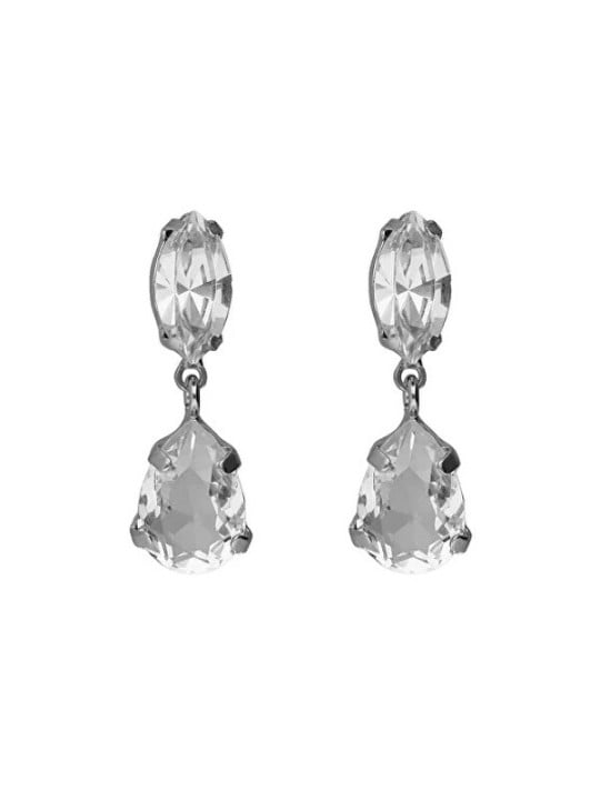 Victoria Cruz Orecchini pendenti in argento con cristalli Lieve A5536-07HT donna