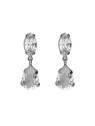 Victoria Cruz Orecchini pendenti in argento con cristalli Lieve A5536-07HT donna