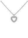 Victoria Cruz Collana in argento con cuore e perle Sera A5575-00HG donna