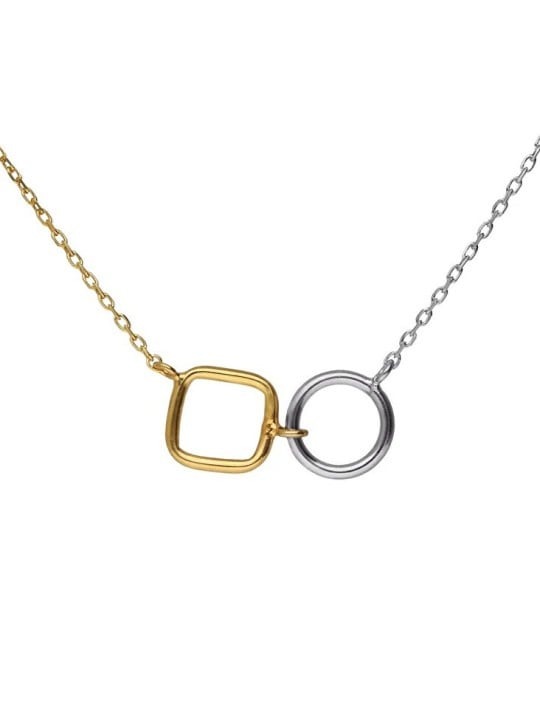 Victoria Cruz Collana bicolore in argento Nivola A5508-BG donna