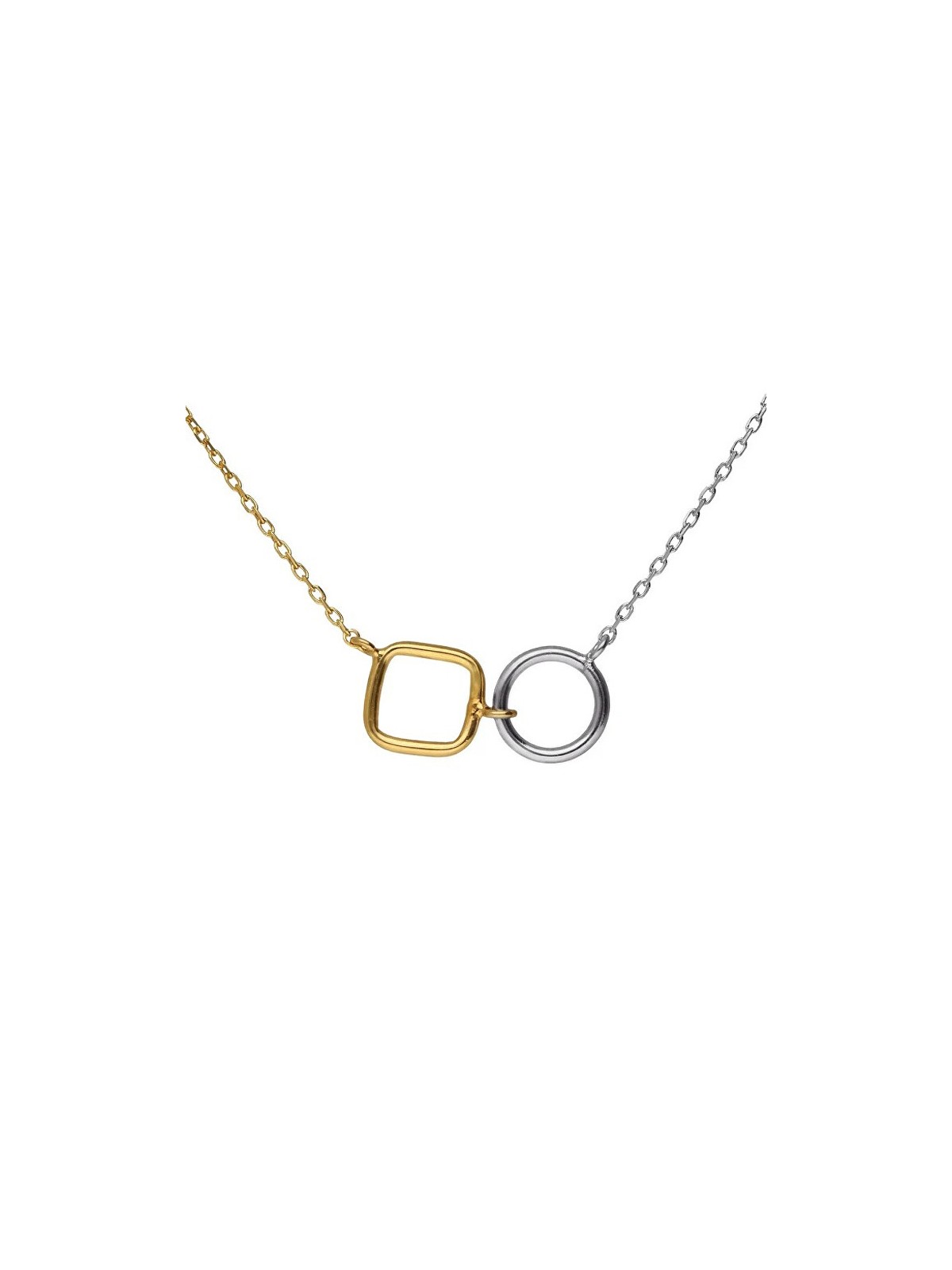 Victoria Cruz Collana bicolore in argento Nivola A5508-BG donna