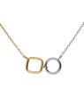 Victoria Cruz Collana bicolore in argento Nivola A5508-BG donna