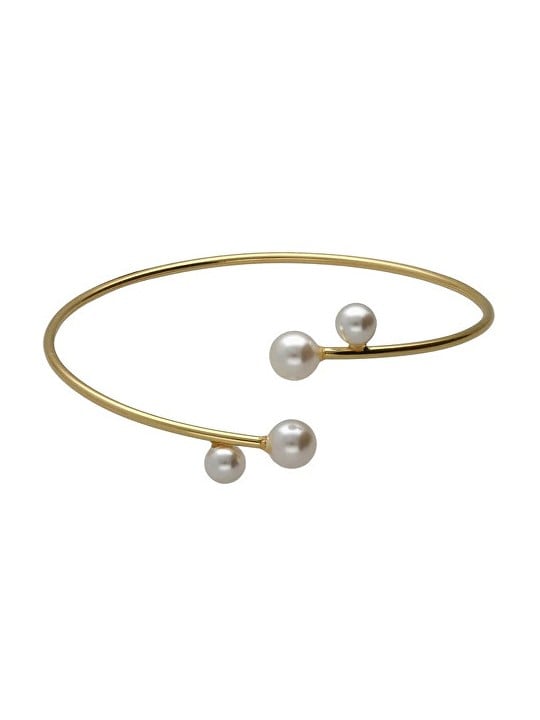 Victoria Cruz Incantevole bracciale placcato oro con perle Sera A5556-00DP donna