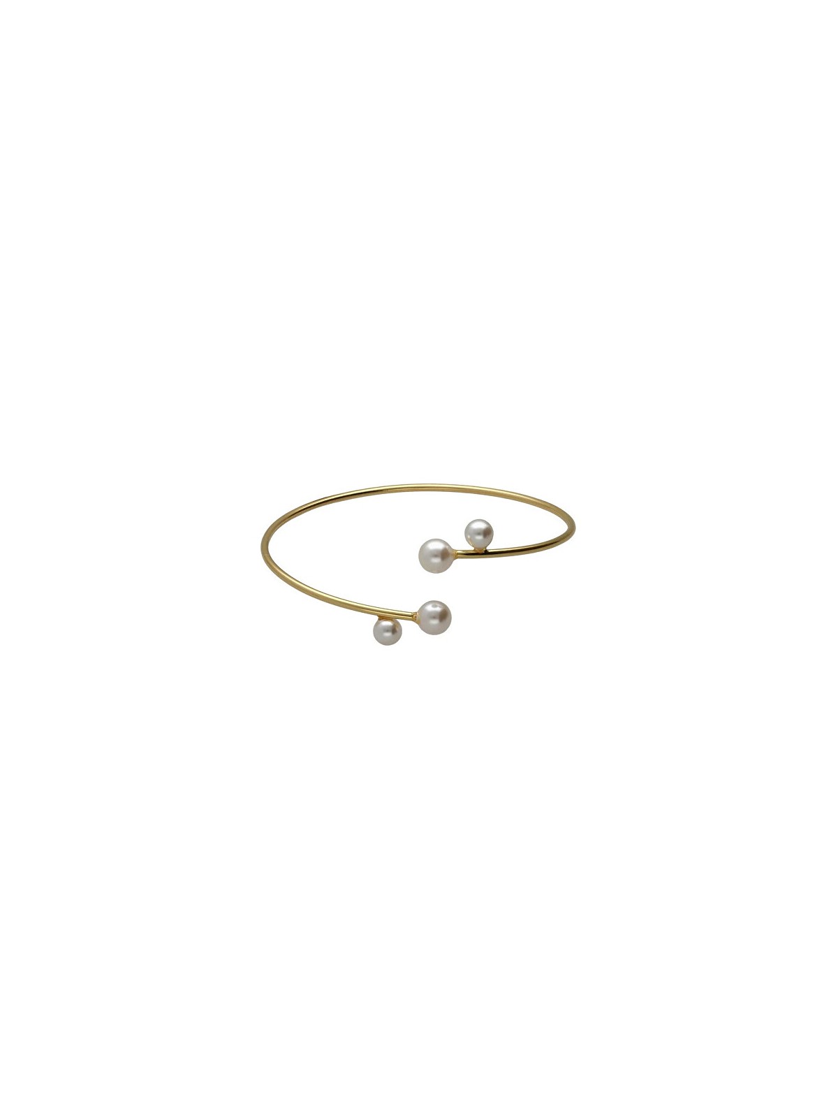 Victoria Cruz Incantevole bracciale placcato oro con perle Sera A5556-00DP donna