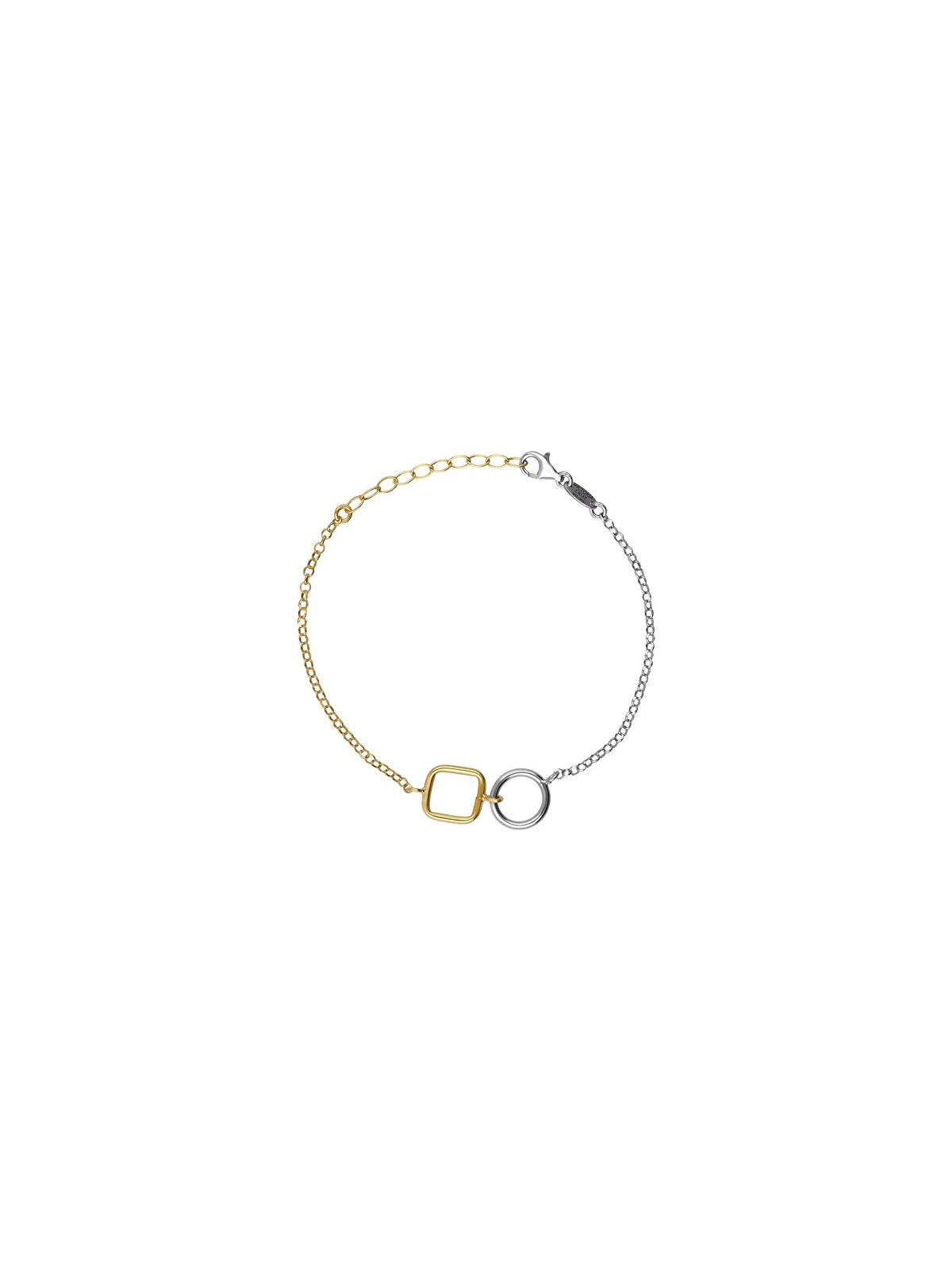 Victoria Cruz Elegante bracciale bicolore in argento Nivola A5510-BP donna