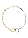 Victoria Cruz Elegante bracciale bicolore in argento Nivola A5510-BP donna