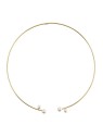 Victoria Cruz Collana Sera A5557-00DG placcata in oro massiccio con perle donna
