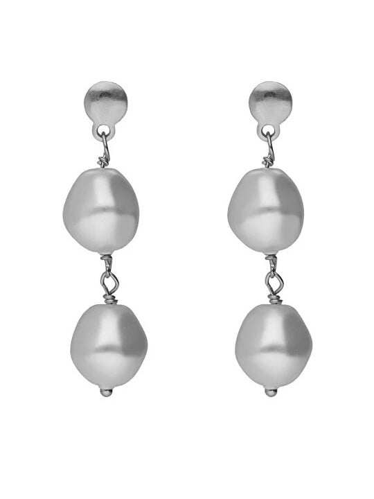 Victoria Cruz Orecchini pendenti in argento con perle Sera A5560-00HT donna