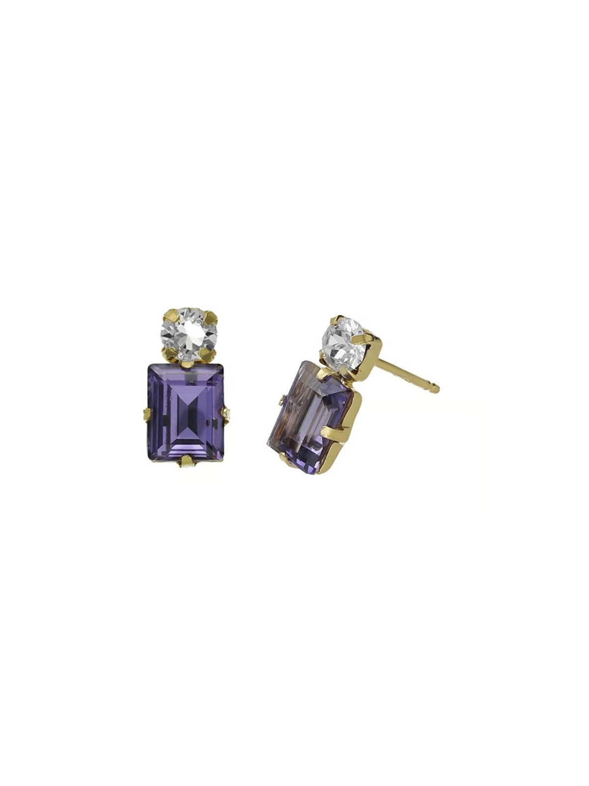 Victoria Cruz Eleganti orecchini pendenti con cristalli Serenity A4712-12DT donna