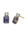 Victoria Cruz Eleganti orecchini pendenti con cristalli Serenity A4712-12DT donna