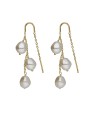 Victoria Cruz Orecchini pendenti Sera placcati in oro con perle A5561-00DT donna