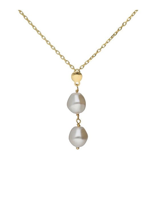 Victoria Cruz Collana placcata in oro con perle Sera A5562-00DG donna