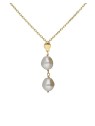 Victoria Cruz Collana placcata in oro con perle Sera A5562-00DG donna