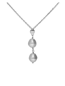Victoria Cruz Collana in argento con perle Sera A5562-00HG donna