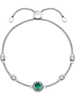 Liu Jo Elegante bracciale in acciaio con zirconi Essential LJ2273 donna
