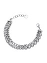 Liu Jo Doppio bracciale in acciaio distintivo LJ3048 donna
