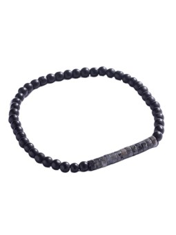 Marc Malone Bracciale da uomo con perline e larvikite MCGB5105 uomo