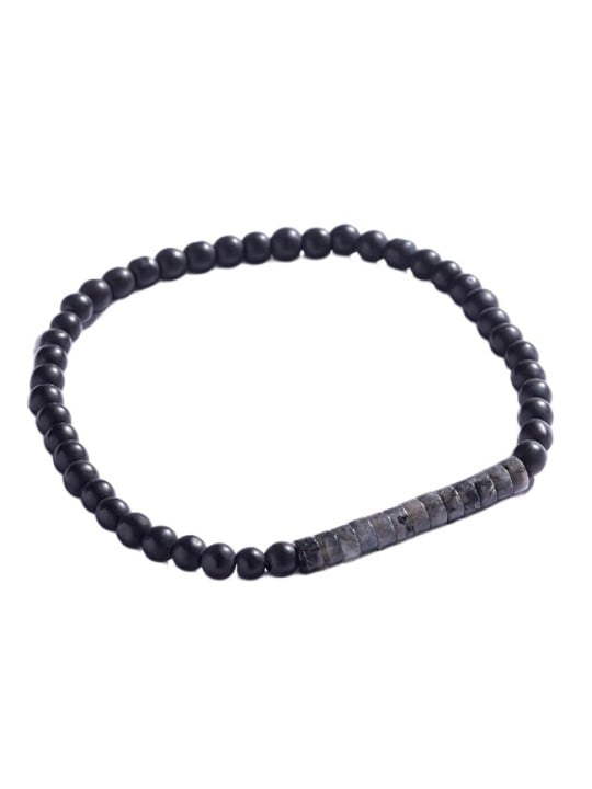 Marc Malone Bracciale da uomo con perline e larvikite MCGB5105 uomo