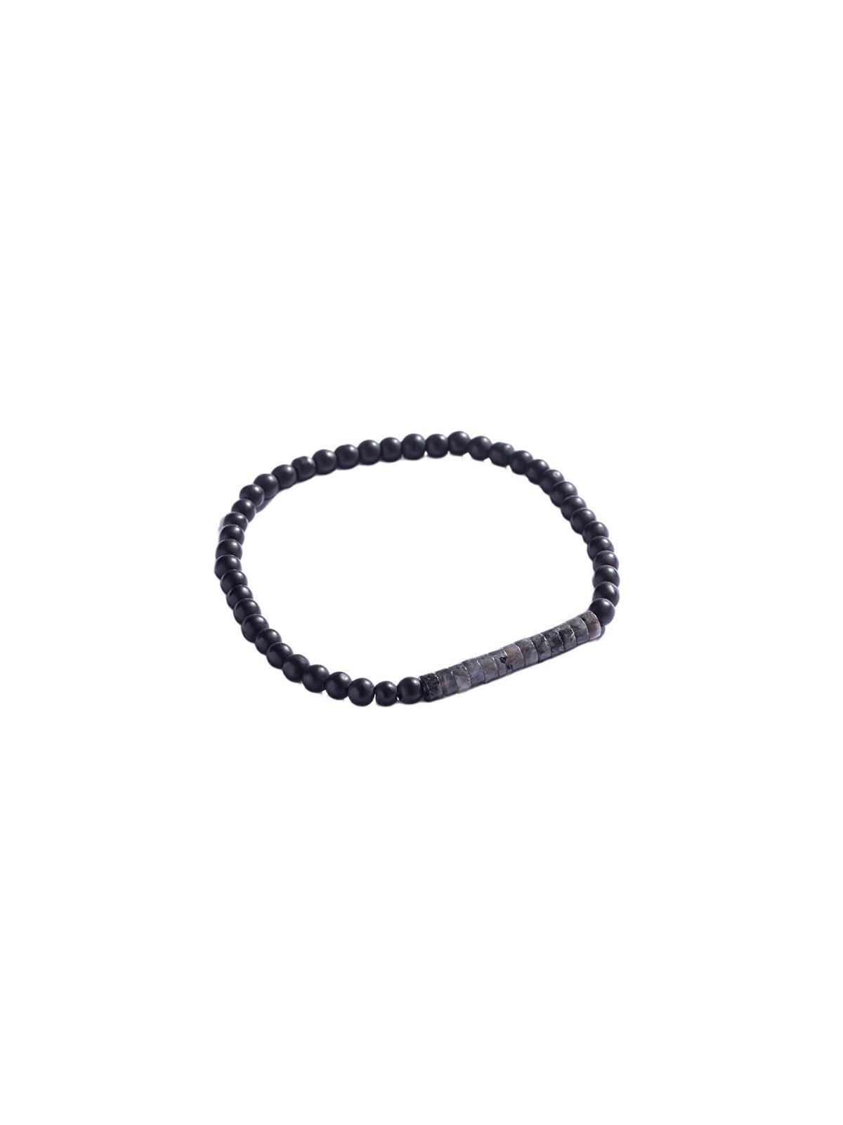 Marc Malone Bracciale da uomo con perline e larvikite MCGB5105 uomo