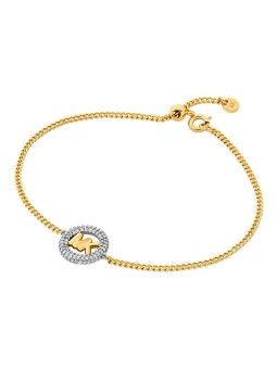 Michael Kors Elegante bracciale bicolore con zirconi Premium MKJ8577931 donna