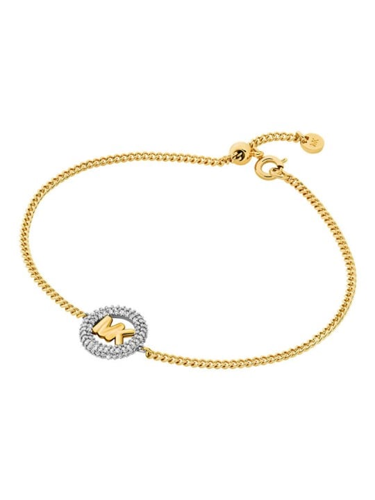 Michael Kors Elegante bracciale bicolore con zirconi Premium MKJ8577931 donna