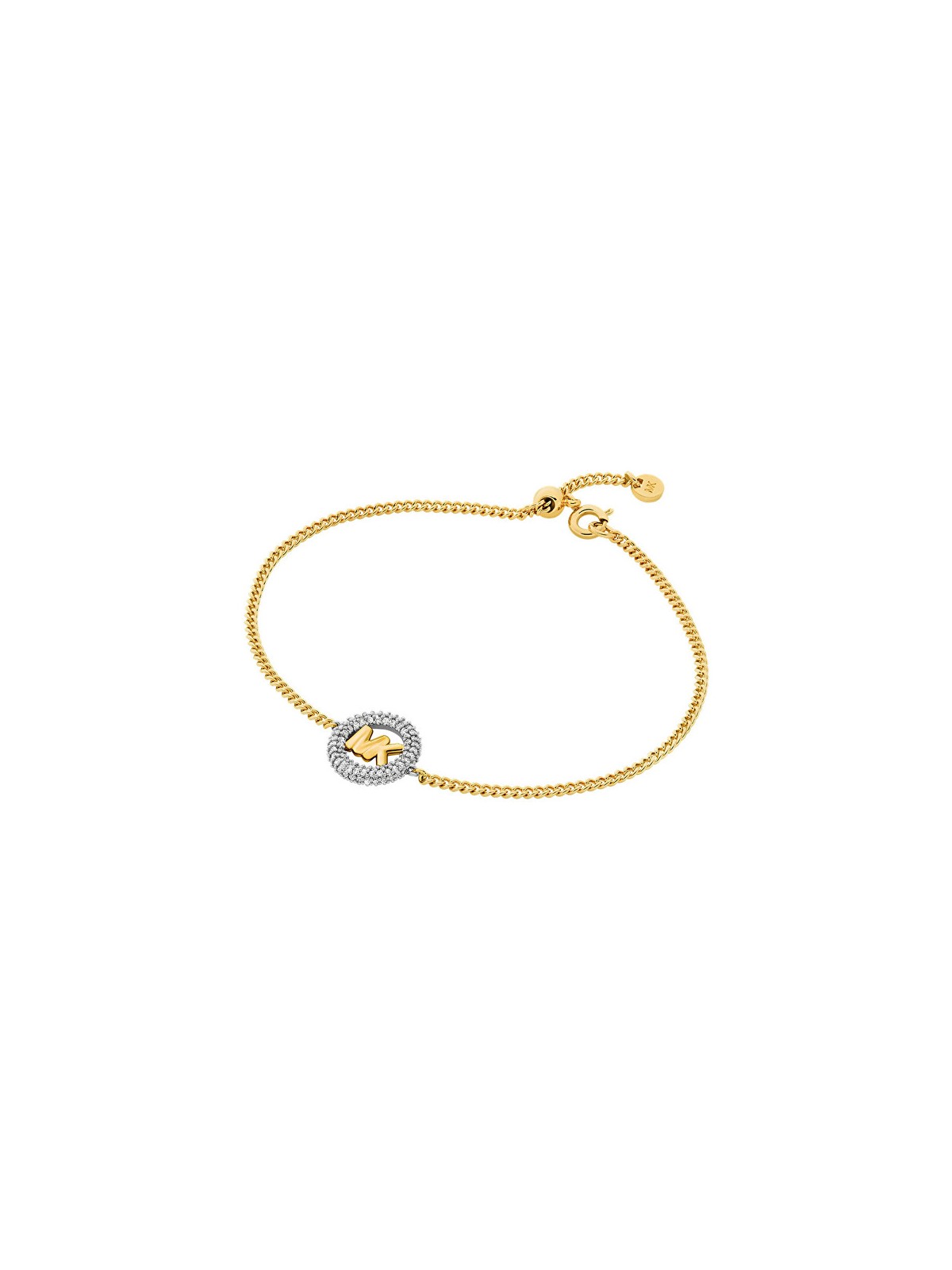 Michael Kors Elegante bracciale bicolore con zirconi Premium MKJ8577931 donna