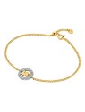 Michael Kors Elegante bracciale bicolore con zirconi Premium MKJ8577931 donna