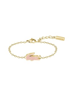 Lacoste Adorabile braccialetto in acciaio placcato oro Cutie Croc 2040530 bambino