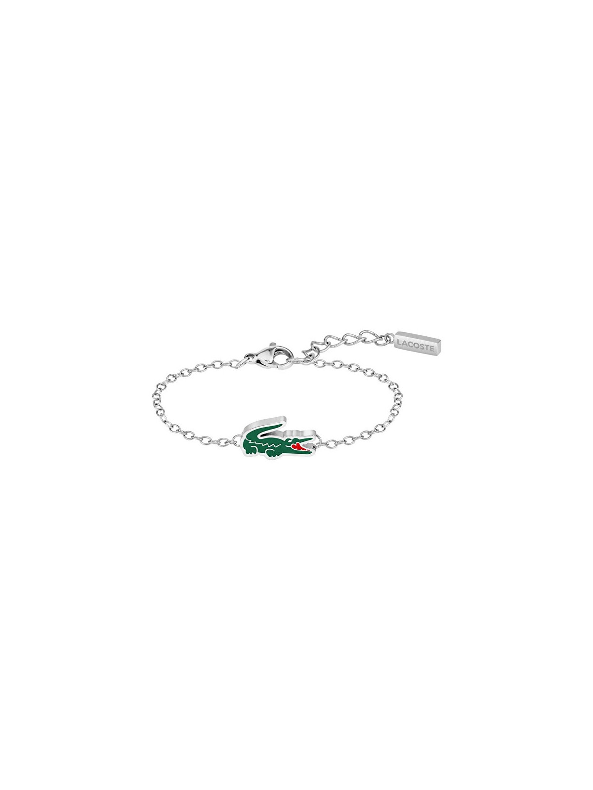 Lacoste Braccialetto in acciaio per bambini Cutie Croc 2040533 bambino
