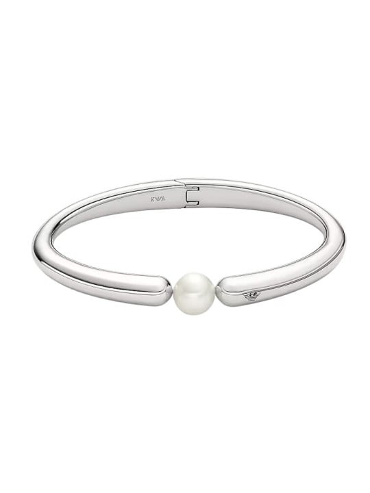 Emporio Armani Lussuoso bracciale massiccio con perla EGS3256040 donna