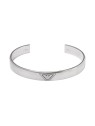 Emporio Armani Bracciale da uomo in acciaio massiccio con logo aquila EGS3127040 uomo