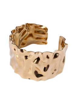 Marc Malone Bracciale aperto massiccio color oro lucido MCB250337G donna