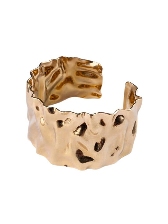 Marc Malone Bracciale aperto massiccio color oro lucido MCB250337G donna