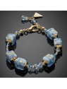 Lampglas Bracciale Heavenly Glow 2 con perle in vetro di vetro 24 carati BCU60 donna