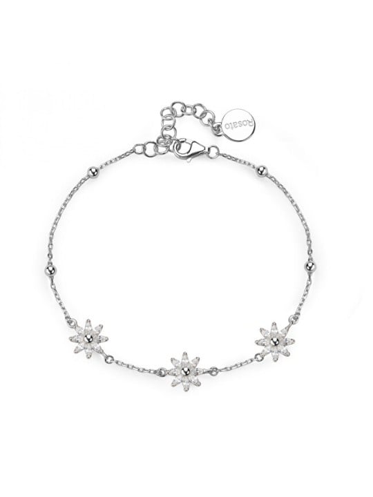 Rosato Braccialetto coordinato in argento con fiori Gaia RZGA67 donna
