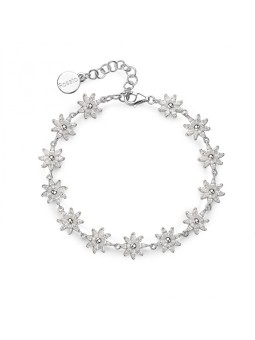 Rosato Bracciale a forma di fiore con zirconi cubici Gaia RZGA69 donna