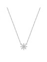 Rosato Incantevole collana a forma di fiore con zirconi Gaia RZGA62 donna