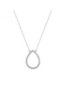 Rosato Collana in argento con zirconi Drop Sofia RZSO05 donna