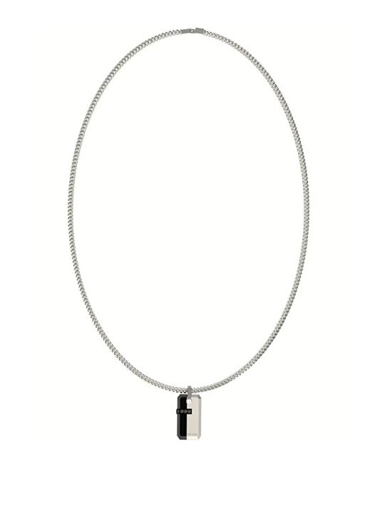 Guess Collana da uomo in acciaio Eclipse Noir JUMN05104JWSTT/U uomo