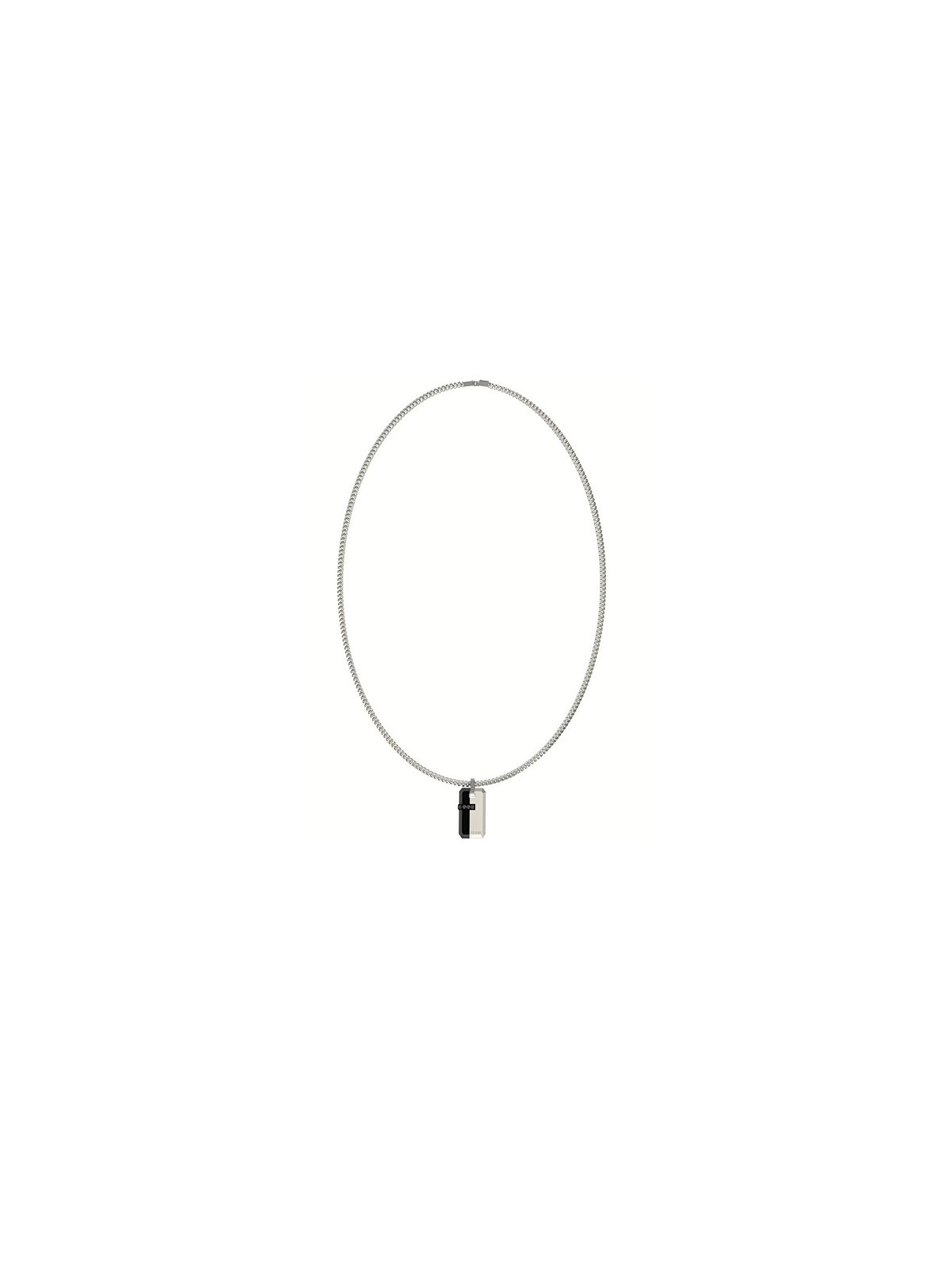 Guess Collana da uomo in acciaio Eclipse Noir JUMN05104JWSTT/U uomo