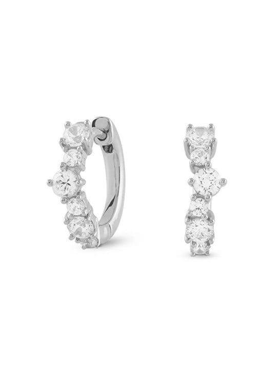 Guess Anelli scintillanti in argento Jardin JSBE04468JWRHT/U donna