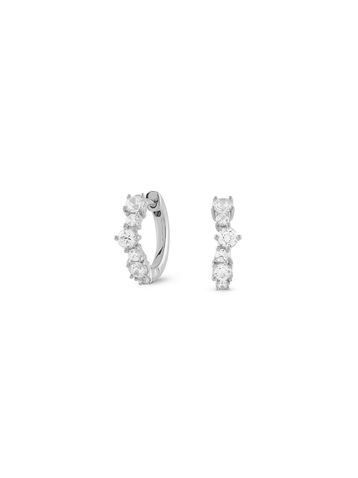 Guess Anelli scintillanti in argento Jardin JSBE04468JWRHT/U donna