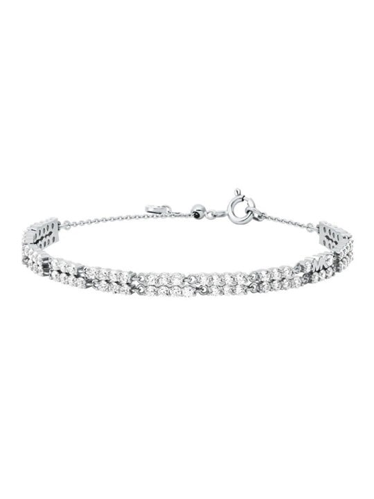 Michael Kors Bellissimo bracciale in argento con zirconi Premium MKC1812040 donna